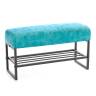 Банкетка-обувница Чарли Люкс/Charli Lux КЗ, велюр, vt фреска бирюза VT Fresca бирюза велюр