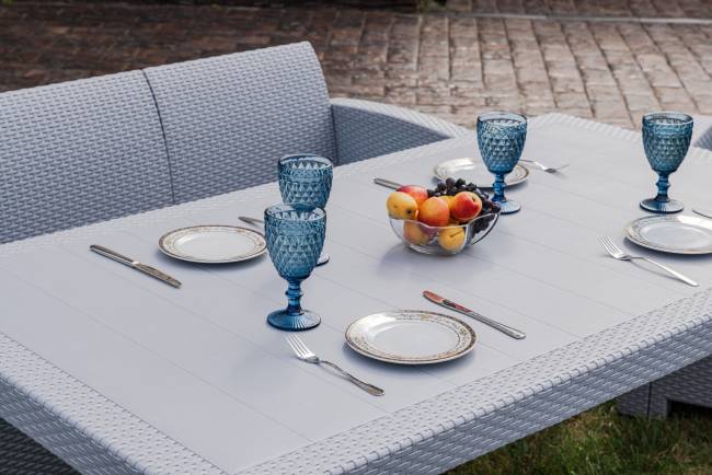 Комплект LANA DINING L светло-серый