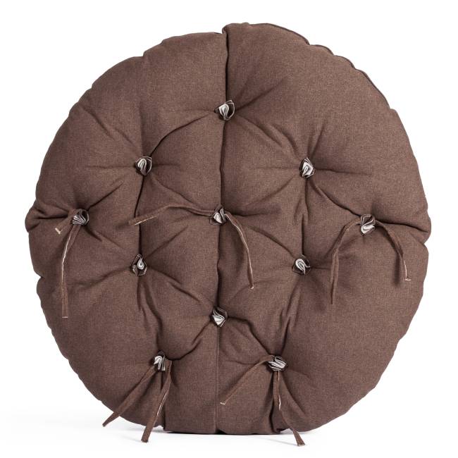 Кресло CLOUDE HOME рогожка/металл, 97х98х90-96см, коричневый, 3М7-147 коричневый рогожка/металл