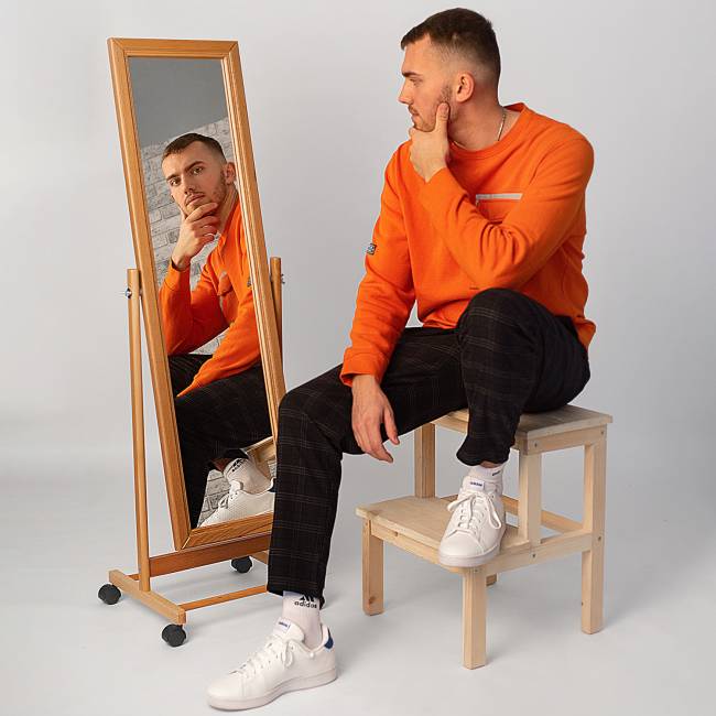 Зеркало напольное В 27Н светло-коричневый 137 см х 42,5 см Зеркало напольное В 27Н светло-коричневый 137 см х 42,5 см