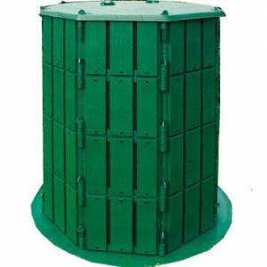 Компостер с крышкой и дном 800 л