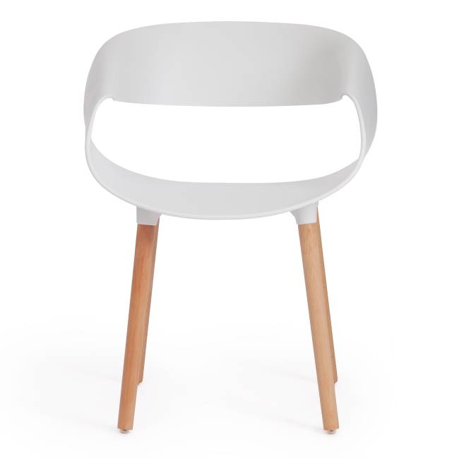 Стул QXX (mod. C1058-1) пластик/дерево, 60 х 53 х 81 см, White (Белый) 70029/ натуральный (Комплект из 4 шт.) белый пластик/дерево Стул QXX (mod. C1058-1) пластик/дерево, 60 х 53 х 81 см, White (Белый) 70029/ натуральный (Комплект из 4 шт.) белый пластик/дерево