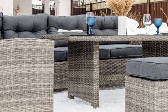 Угловой комплект Genry из искусственного ротанга Угловой комплект Genry из искусственного ротанга