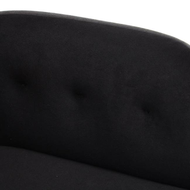 Кресло Мадрид/Madrid флок , черный, 35 черный флок