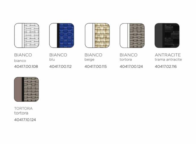 Шезлонг-лежак пластиковый Omega белый, синий 1700-1945х690х910 мм Шезлонг-лежак пластиковый Omega белый, синий 1700-1945х690х910 мм