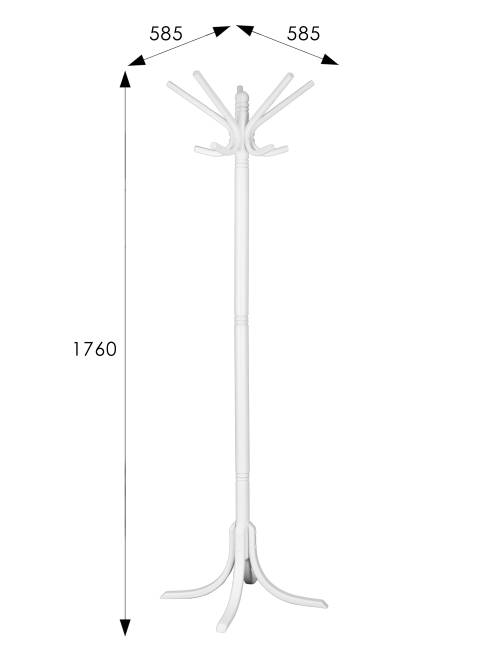 Вешалка напольная В 8Н белый Вешалка напольная В 8Н белый