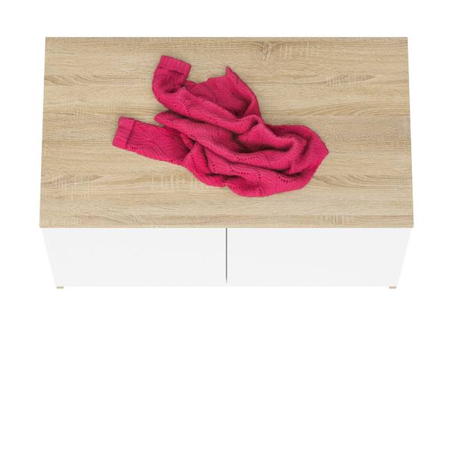 Тумба/антресоль Мори МА900.1 цвет дуб сонома/белый