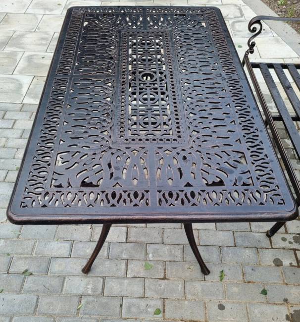 Стол из литого алюминия Rimini 150 Стол из литого алюминия Rimini 150