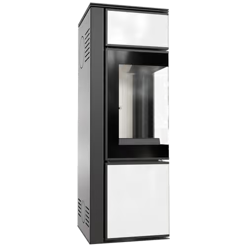 Печь Kratki PRO TORA/S, 8 кВт, белое стекло