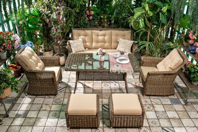 Диванная группа OPAL с оттоманками Диванная группа OPAL с оттоманками