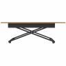 Стол универсальный трансформируемый АНДРЭ Loft ЛДСП дуб вотан/чёрный Стол универсальный трансформируемый АНДРЭ Loft ЛДСП дуб вотан/чёрный