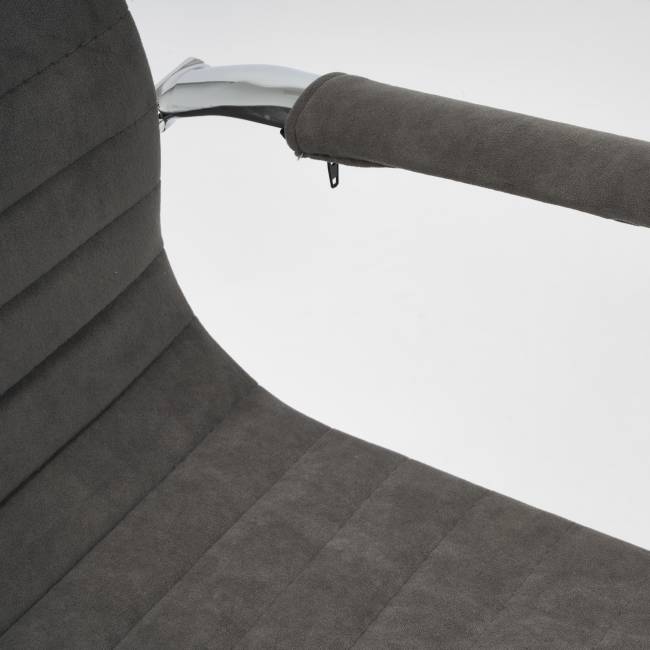 Кресло Урбан-Лоу/Urban-Low флок , серый, 29 серый флок