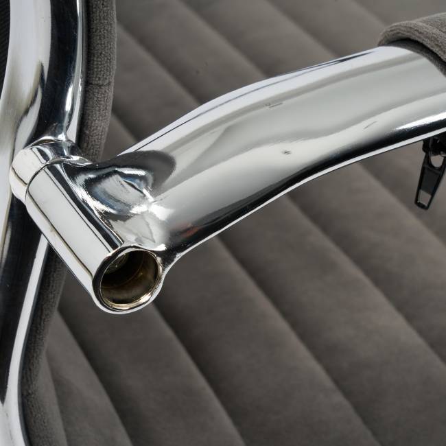 Кресло Урбан-Лоу/Urban-Low флок , серый, 29 серый флок