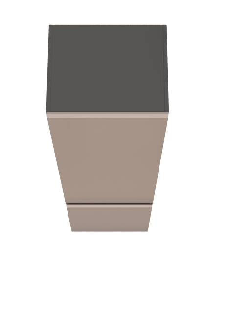 Шкаф Сидней 13.200 цвет антрацит/МДФ веллюто капучино