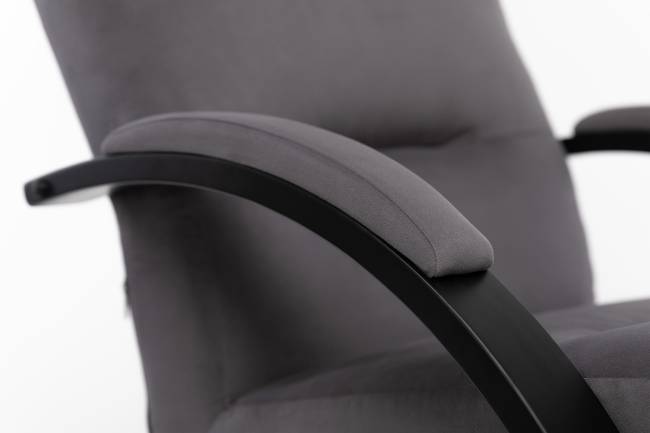 Кресло-качалка Leset Милано Венге V32 серый Кресло-качалка Leset Милано Венге V32 серый