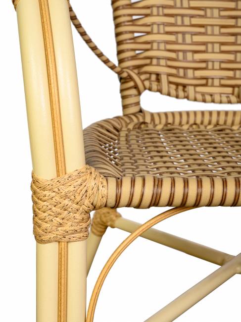 Комплект из искусственного ротанга Bali (Бали)-4 (цвет: слоновая кость)