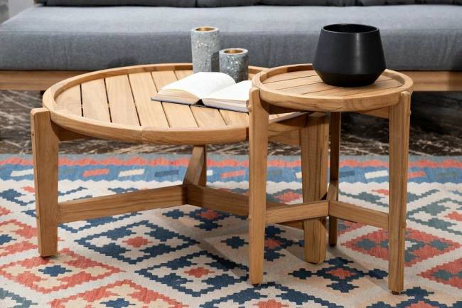 Кофейный стол из тика ASPEN Кофейный стол из тика ASPEN