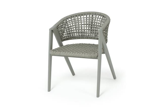 "Амстердам" плетеный стул из искусственного ротанга, цвет серый "Амстердам" плетеный стул из искусственного ротанга, цвет серый