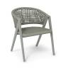 "Амстердам" плетеный стул из искусственного ротанга, цвет серый "Амстердам" плетеный стул из искусственного ротанга, цвет серый