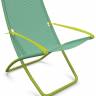 Кресло-шезлонг металлическое Snooze зеленый, мятный 750х910х1050 мм
