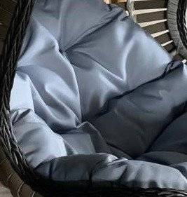 Подвесное кресло из иск. ротанга AFM-810G, серый, серая подушка