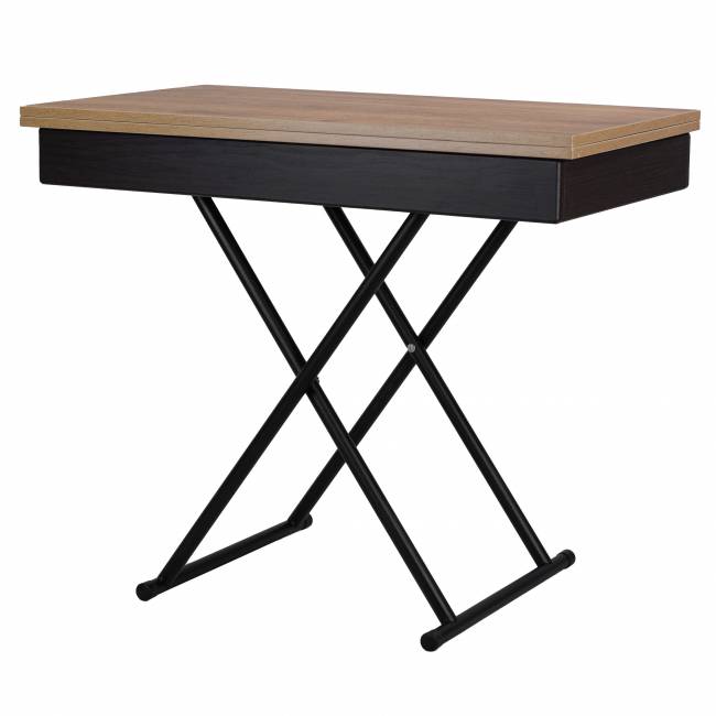 Стол-трансформер Лерон дуб крафт золотой/черный Стол-трансформер Лерон дуб крафт золотой/черный
