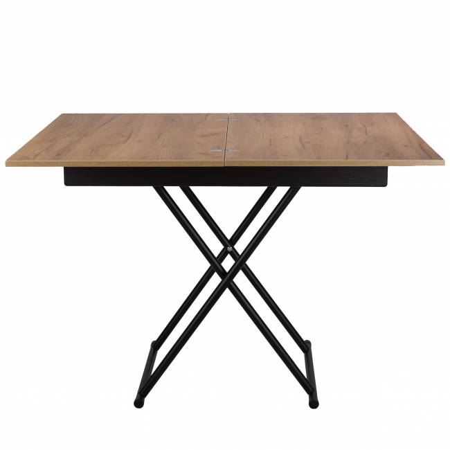 Стол-трансформер Лерон дуб крафт золотой/черный Стол-трансформер Лерон дуб крафт золотой/черный