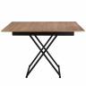 Стол-трансформер Лерон дуб крафт золотой/черный Стол-трансформер Лерон дуб крафт золотой/черный