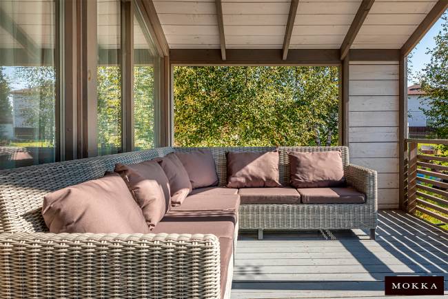 MOKKA БЕЛЛА / BELLA диван угловой, серый