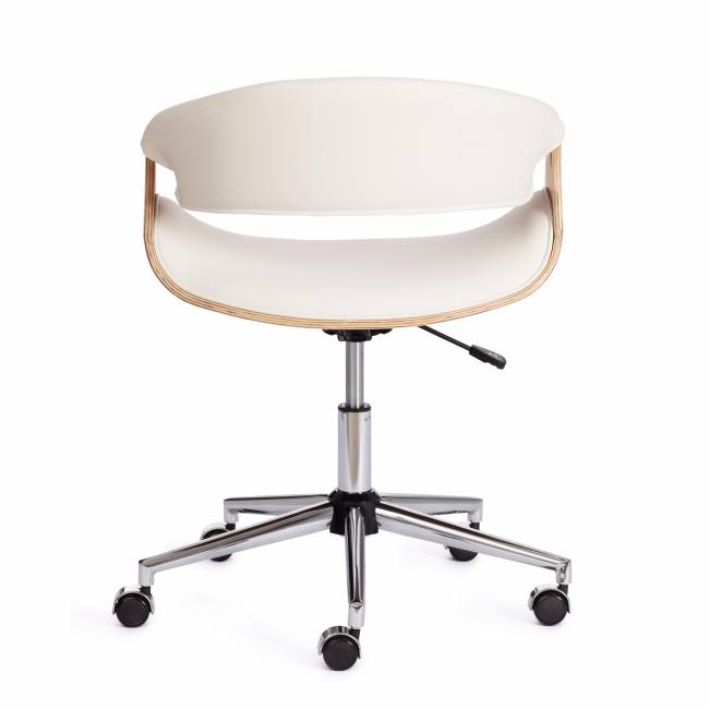 Кресло BEND  натуральный, кож/зам белый белый