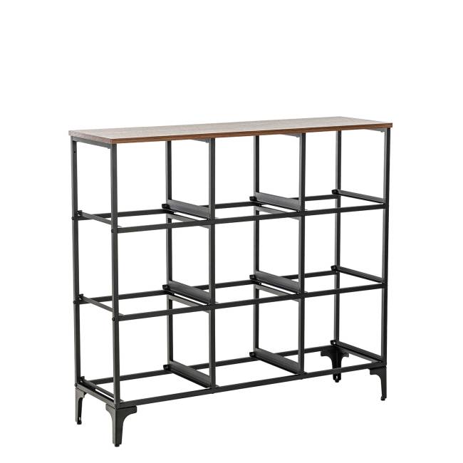 Комод Leset Лунет 9 ящ. Чёрный Мульти зеленый