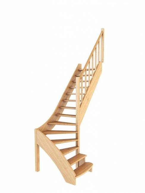 Деревянная лестница ЛС-07м/5 под покраску Деревянная лестница ЛС-07м/5 под покраску