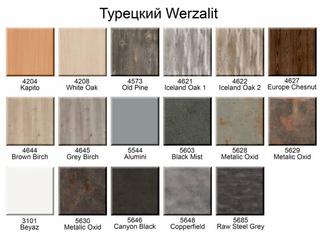 Столешница квадратная Werzalit Woodart вишня 700х700х20.5 мм