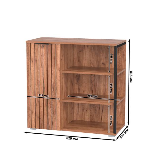 Комод Гранд 16.222 цвет дуб крафт табачный