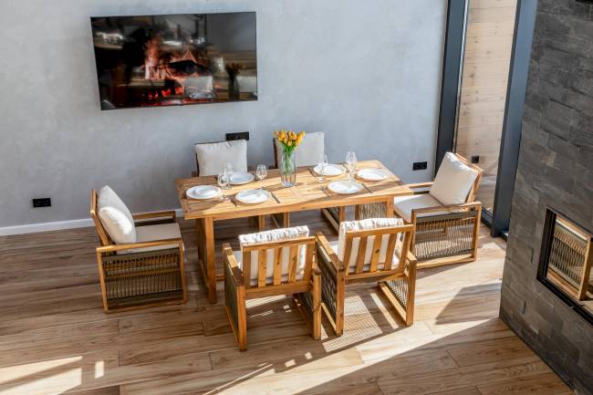 Обеденный комплект GRAND MICHELLE оливковый Обеденный комплект GRAND MICHELLE оливковый