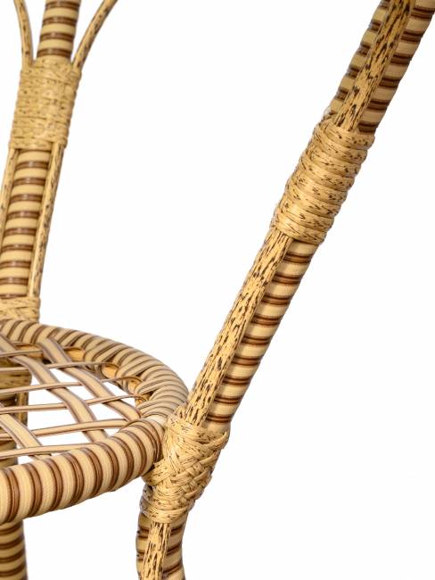 Стол Bali (Бали) из искусственного ротанга, слоновая кость