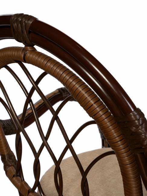 Стул Gavana (Гавана) из искусственного ротанга, орех