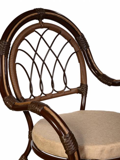 Стул Gavana (Гавана) из искусственного ротанга, орех