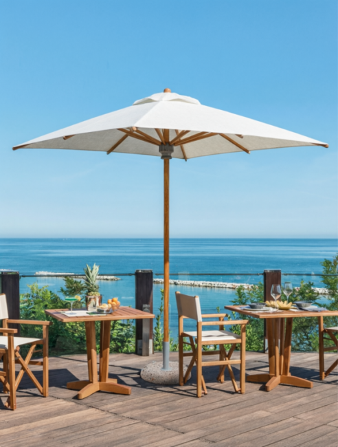 Зонт пляжный профессиональный 2.2х2.2 м Picasso под дерево 2200х2200 мм