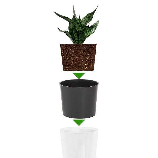 Кашпо для цветов TUBUS SLIM SHINE DTUS300S-S449 белый 2 предмета 15 и 27 л Кашпо для цветов TUBUS SLIM SHINE DTUS300S-S449 белый 2 предмета 15 и 27 л