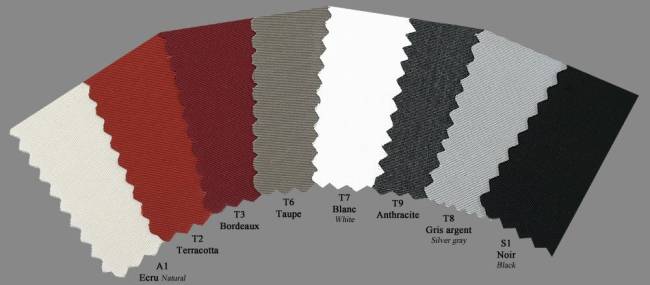 Зонт профессиональный 3х3 м Napoli Standard антрацит 3000х3000 мм