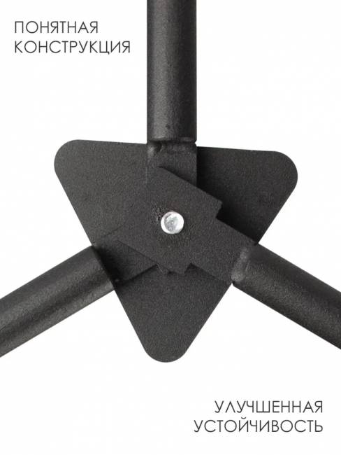 Журнальный столик круглый высокий М019.0А52 Дуб бомонт лофт  Журнальный столик круглый высокий М019.0А52 Дуб бомонт лофт