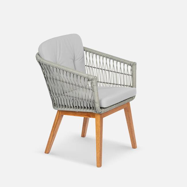 Стул Letto (с упаковкой) Лунный свет, RAL 7030, Jamaica silver