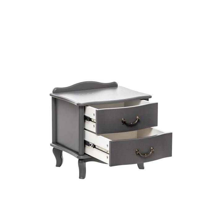 Тумба прикроватная Leset "Джульетта" (2 ящ.) Серый ясень