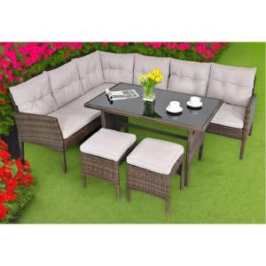 Комплект плетеной мебели AFM-107A Brown (3 кор.)