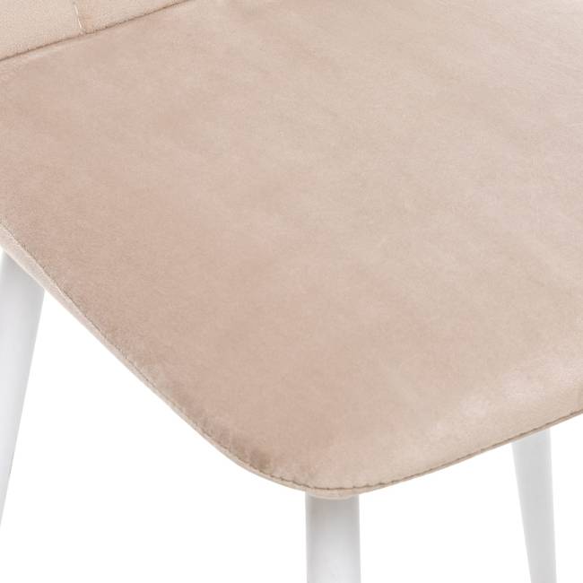 Стул Leset Гувер полоса Ultra Sand Белый