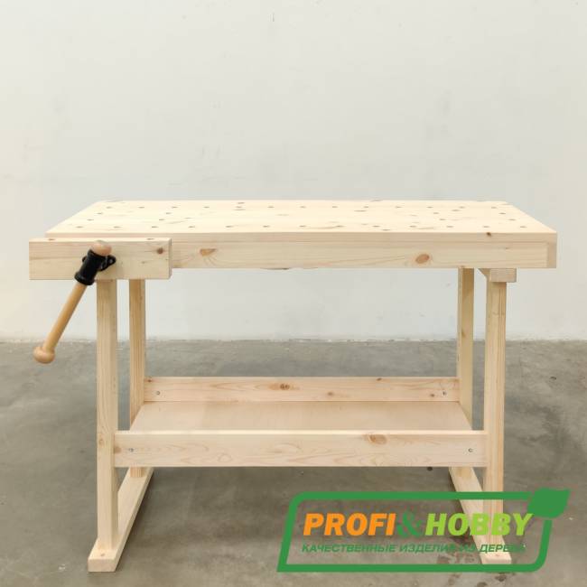 Верстак деревянный "Школьный", сосна