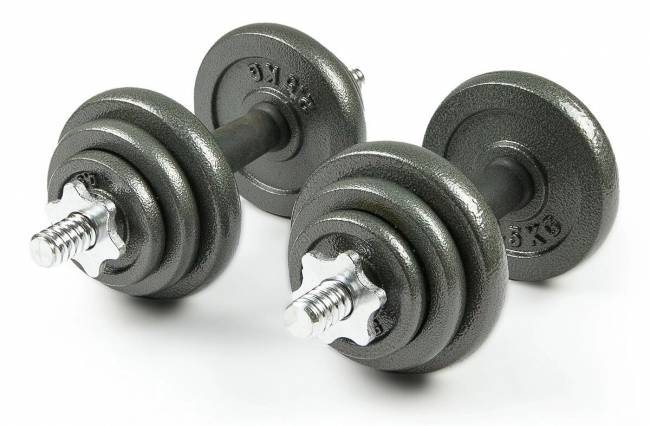 Набор металлических гантелей в чемодане "ATLAS SPORT 20 кг Набор металлических гантелей в чемодане "ATLAS SPORT 20 кг