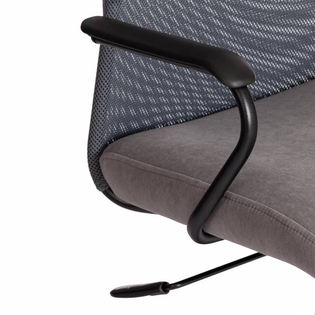 Кресло PRACTIC (мп) флок/кож/зам , серый/металлик, 29/W-12/36 серый/металлик флок/кож/зам Кресло PRACTIC (мп) флок/кож/зам , серый/металлик, 29/W-12/36 серый/металлик флок/кож/зам