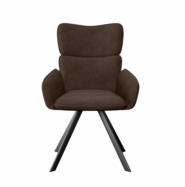 Стул DikLine 501 поворотный SB3 шоколад, ножки черные Стул DikLine 501 поворотный SB3 шоколад, ножки черные